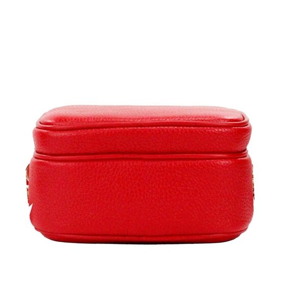 NEW Michael Kors Jet Set Travel Med North South Chain Crossbody Bag Bright Red - Picture 5 of 7